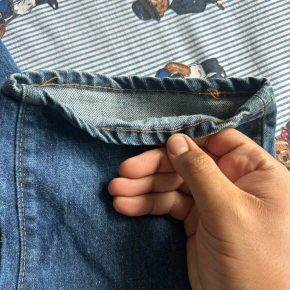 Vintage 70s Levi's 505 Big E Denim Jeans Size 34x30 - Picture 2 of 10